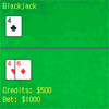 Q-Blackjack mobile game Screenshot thumbnail