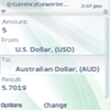 Q-CurrencyConverter mobile application Screenshot thumbnail